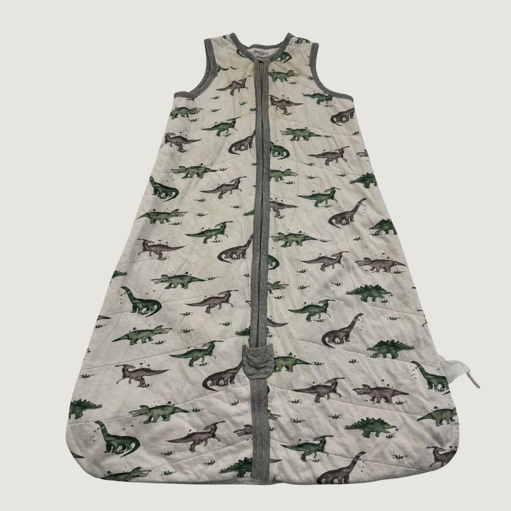 Burt's Bees Baby Beekeeper Quilted Dinosaur Sleep Bag XL 18-24M Organic Cotton